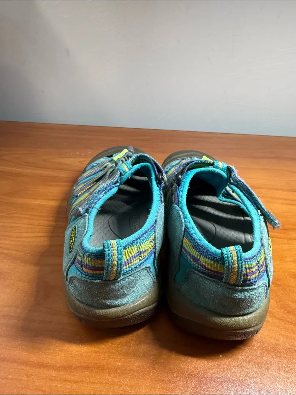 Keen Newport H2 Big Kids Sandals Water Shoes Strappy‎ Closed Toe Bungee Blue 3